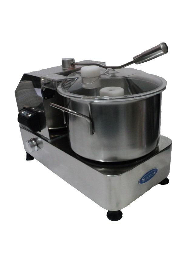 Cutter profesional Silcook de 9 litros para preparación de alimentos.