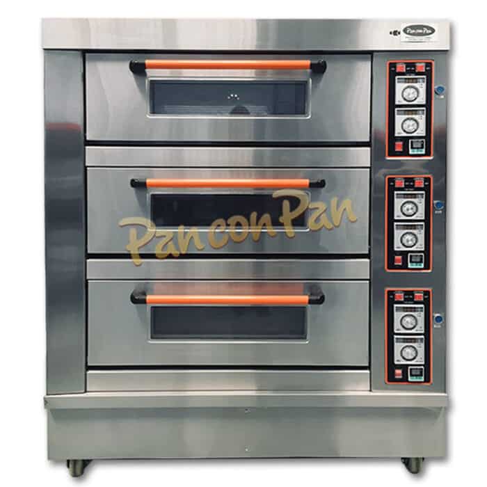 horno con vaporizador 6 bandejas