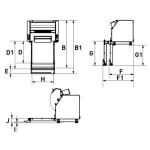 Formadora de Pan con Cinta de Descarga Frontal Ferneto Modelo FVF810 - Image 5