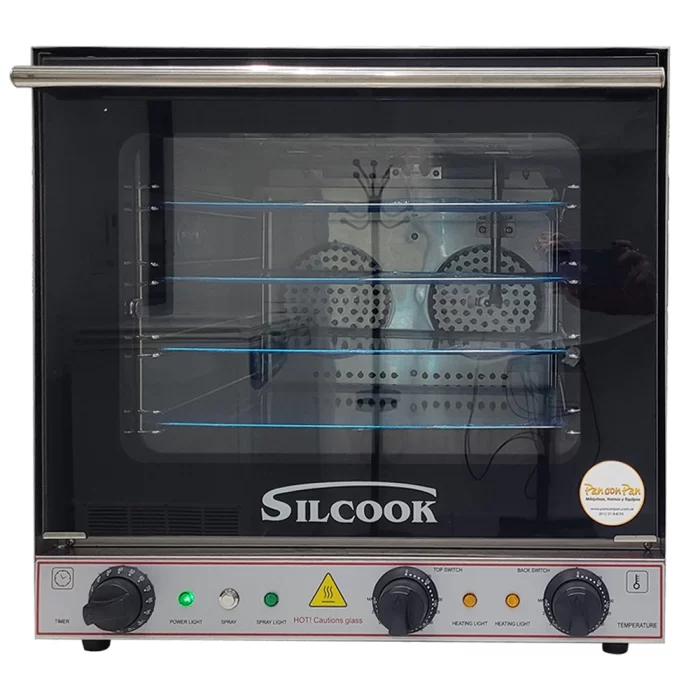 Horno Convector Eléctrico Silcook para 4 bandejas 44 x 32 cm con Grill Modelo FD4A - Image 1