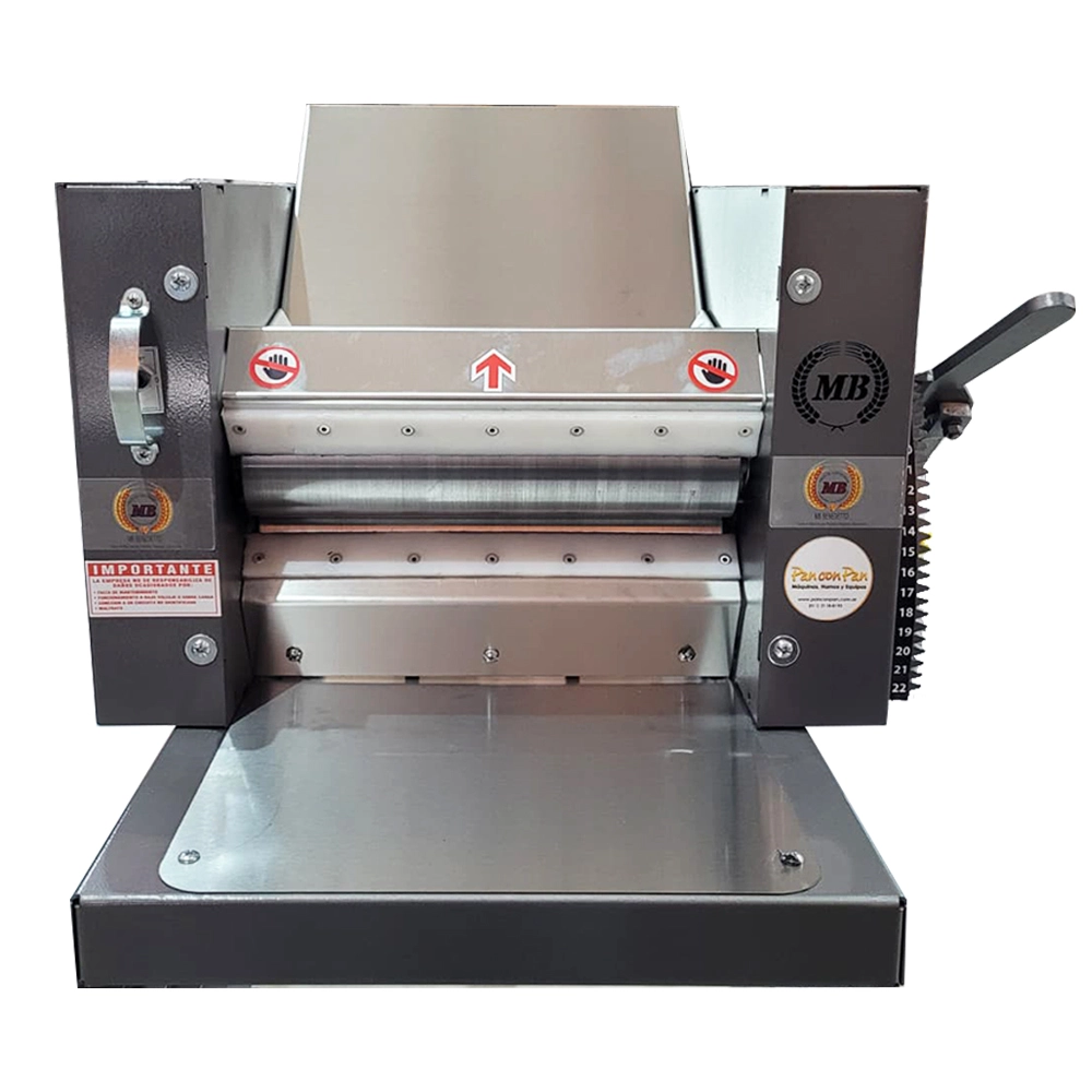 Sobadora-de-Mesa-Frente-SB1035 Sobadora de mesa - Motor 3/4 HP - Rolos de 100 x 350 mm Con bandeja en acero Modelo SB1035 - Image 1