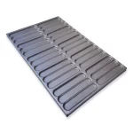 Bandeja Panchera estampado completo. Pancho grande ( 30 unidades ) . Acero aluminizado 45x70cm Codigo 702