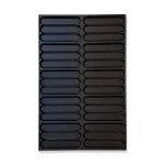 Bandeja Panchera estampado completo. Pancho grande ( 30 unidades ) teflón negro Codigo 704 - Image 2