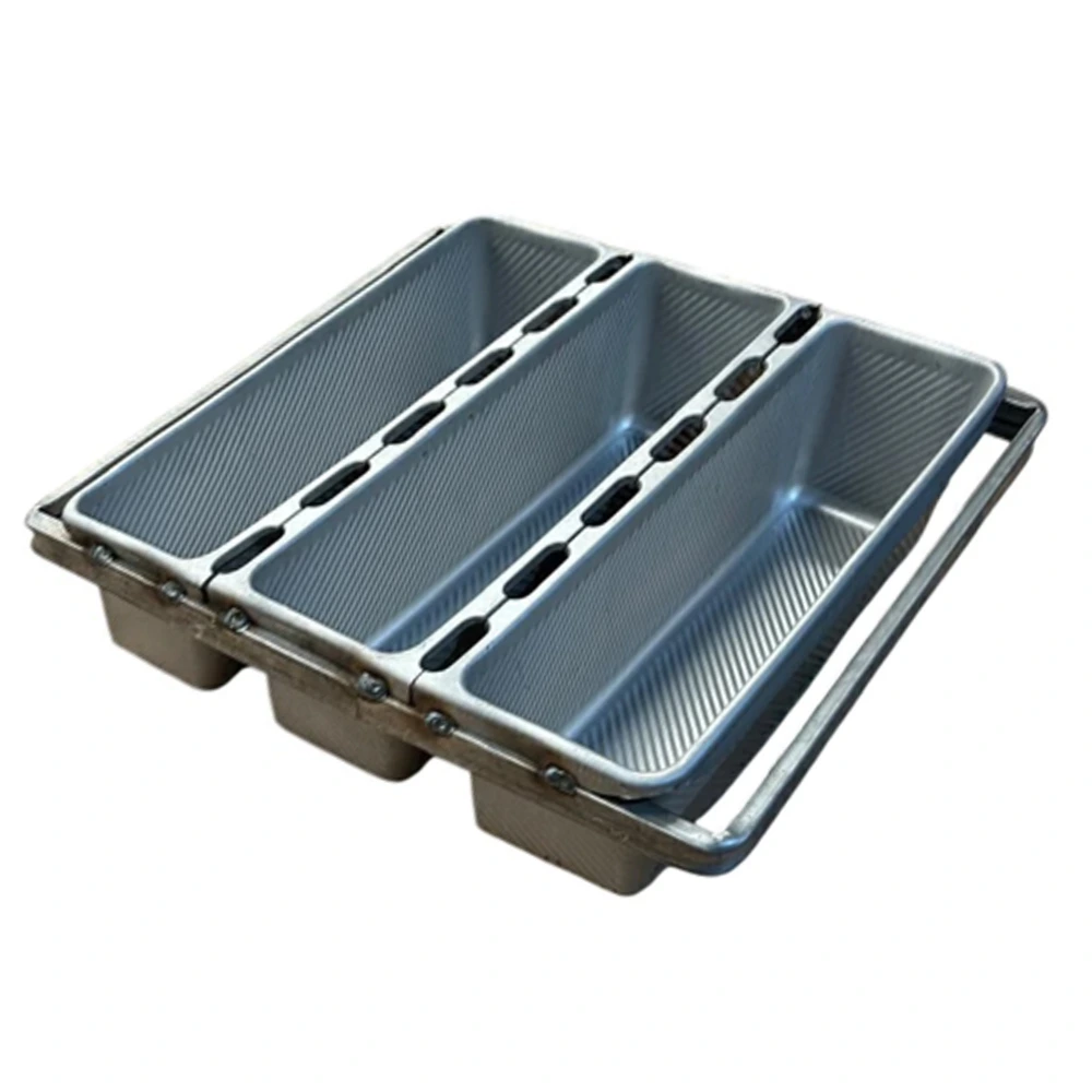 Trincha aluminizada lactal 33x10x10 x 3 unidades sin tapa. Estructura 20-10 carro 70x45 713 Trincha aluminizada lactal 33x10x10 x 3 unidades sin tapa. Estructura 20-10 carro 70x45 Codigo 713 - Image 1