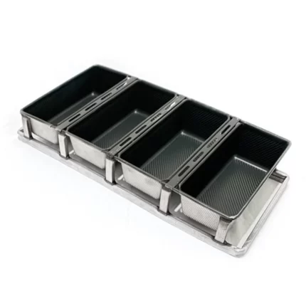 Trincha aluminizada lactal 20x10x10 x 4 unidades sin tapa. Estructura 20-10 carro 80x60 Codigo 715