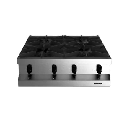 Anafe a Gas 700 de 4 Hornallas Brafh sin base Modelo 7004H2